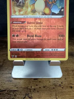 Pokemon SWSH Vivid Voltage - 025/185 CHARIZARD, Reverse Holo Rare - Image 3