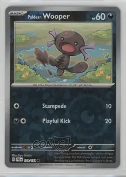 Paldean Wooper Reverse Foil Pokemon SV02: Paldea Evolved #129 0kb5 - Image 1