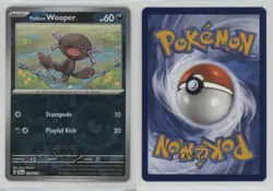 Paldean Wooper Reverse Foil Pokemon SV02: Paldea Evolved #129 0kb5 - Image 3