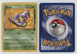 Ekans 1st Ed. Pokemon Team Rocket #56 2000 11n6 - Image 3