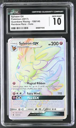 Pokemon Sylveon GX 158/145 Ultra Rare Guardians Rising - CGC 10 - Image 1