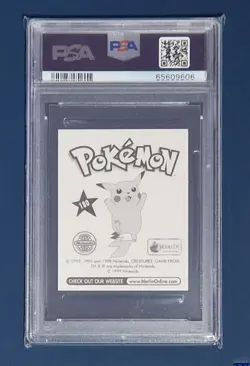 Pokemon Charizard PSA 10 Merlin Sticker #180 Gem Mint 1999 - Image 2
