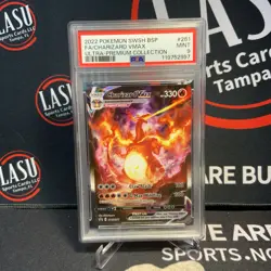 2022 POKEMON SWSH ULTRA-PREMIUM COLLECTION PROMO FULL ART/CHARIZARD VMAX PSA 9 - Image 1