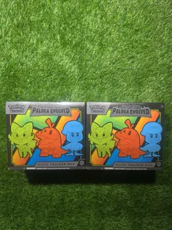 2x 2023 Pokemon Scarlet & Violet ‘Paldea Evolved Elite Trainer Box’ - Image 1