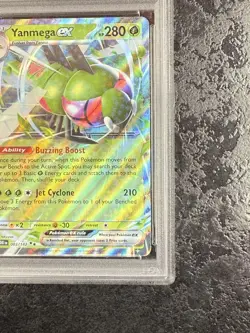 2025 POKEMON DRI EN YANMEGA ex #003 NM-MT PSA 8 - Image 4