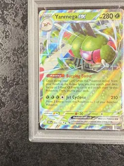 2025 POKEMON DRI EN YANMEGA ex #003 NM-MT PSA 8 - Image 5