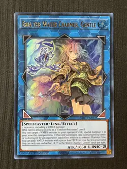 Yugioh TCG #RA03-EN047 Eria the Water Charmer, Gentle 1st Edition Ultra Rare NM - Image 1