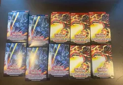 YuGiOh Egyptian God Decks Obelisk & Slifer 1st Ed. 10 Decks (5 each) - Image 1