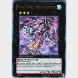 Yugioh Number 30: Acid Golem of Destruction JUMP-EN059 Limited Ultra Rare - LP💎 - Image 1