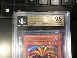 YUGIOH EXODIA THE FORBIDDEN ONE LOB-124 GRADED 9.5 GEM MINT LOB FULL 5-PC UR SET - Image 4