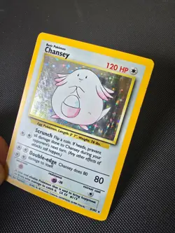 Pokemon WOTC Card - Chansey - Base Set - Holo Rare - 3/102 - MP - Image 3