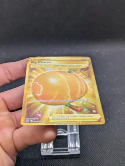 Pokemon Card Big Charm 206/192 Rebel Clash Gold Secret Rare LP-NM - Image 2