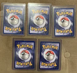 Charmander 46/102 and Charmeleon 24/102 Base Set 1999 Pokemon Lot Of 5 Cards - Image 2