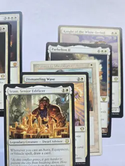 Lot Of 10 RARE And Mythic Magic The Gathering Cards White - Image 3