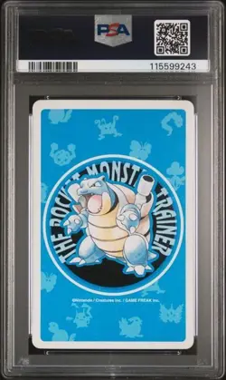 1998 POKEMON BLUE VERSION PLAYING CARDS #004 CHARMANDER ACE OF CLUBS PSA 4 VG-EX - Image 2