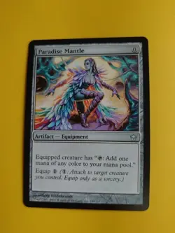 Paradise MAntle. Artifact equipment Fifth Dawn. VG Magic the Gathering Card. - Image 2