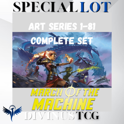 MTG March of the Machine Complete Art Series NM 1-81 MOM [No Signature/Stamp] - Image 1