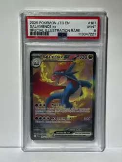 Salamence EX 187/159SV09: Journey Together Holo Card Near Mint Condition Psa 9 - Image 1