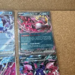 Pokemon TCG Cards - Shrouded Fable - EX Bundle - Okidogi, Kingdra, Pecharunt - Image 4