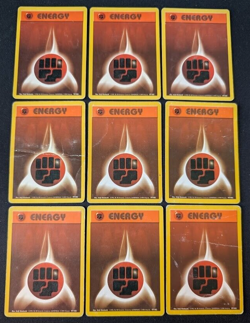 Pokemon Base Set Unlimited Energy lot HP 75 cards - Image 2