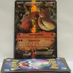 Pokemon TCG Camerupt EX Ultra Rare Card 29/160 XY: Primal Clash - Image 2
