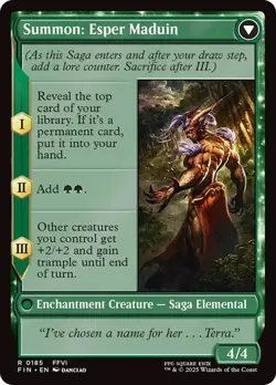 MTG Final Fantasy Esper Origins/Summon: Esper Maduin x1 Rare NM/M - Image 2