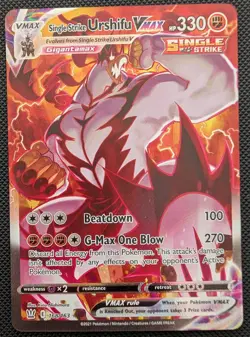 Single Strike Urshifu VMAX 168/163 (Alternate Art) Pokemon Card Battle Styles NM - Image 1
