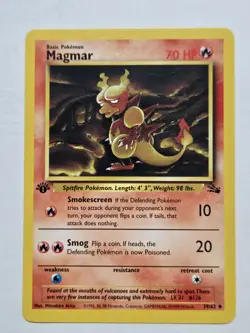 Magmar 39/62 1st Edition Fossil Regular Pokemon Card TCG - Image 1