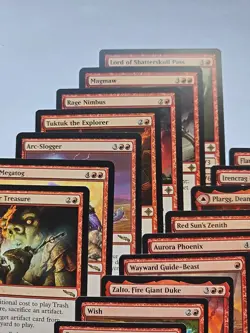 Lot Of 33 RARE Magic The Gathering Cards Red - Image 2