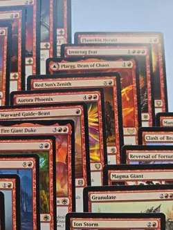 Lot Of 33 RARE Magic The Gathering Cards Red - Image 4