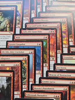 Lot Of 33 RARE Magic The Gathering Cards Red - Image 5