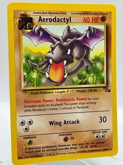 Aerodactyl 16/62 Fossil Unlimited Non Holo Rare Vintage Pokemon TCG Card - Image 2