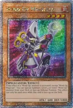 Wind-Up Magician (Quarter Century Secret Rare Quarter Century Stampede NM YuGiOh - Image 1