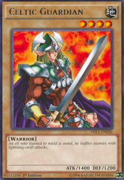 1X NM Celtic Guardian - MIL1-EN026 - Rare 1st Edition Millennium Pack yugioh - Image 1