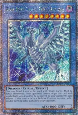 Blue-Eyes Chaos MAX Dragon (New Art) (Quarter Quarter Century Stampede LP YuGiOh - Image 1