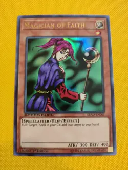 Magician of Faith SBAD-EN001 Speed Duel: Attack from the Deep 1st Edition - Image 1