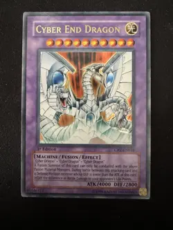 Yu-Gi-Oh 1st Edition English CRV-EN036 Cyber End Dragon Card Ultra Rare VLP - Image 1