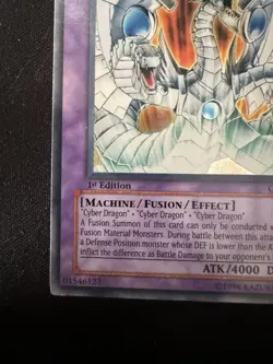 Yu-Gi-Oh 1st Edition English CRV-EN036 Cyber End Dragon Card Ultra Rare VLP - Image 5