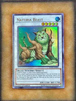 Yugioh Naturia Beast DUPO-EN091 Ultra Rare 1st Ed LP - Image 1