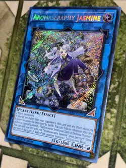 YuGiOh AROMASERAPHY JASMINE Secret Rare BLTR-EN093 - Image 1