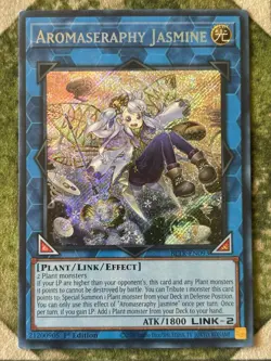 YuGiOh AROMASERAPHY JASMINE Secret Rare BLTR-EN093 - Image 2