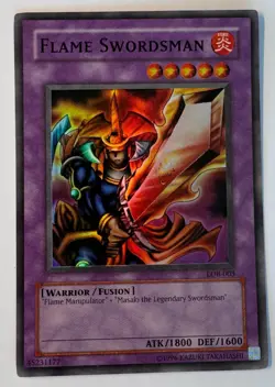 Yu-Gi-Oh! - Flame Swordsman LOB-003 The Legend of Blue Eyes - Unlimited - Image 1