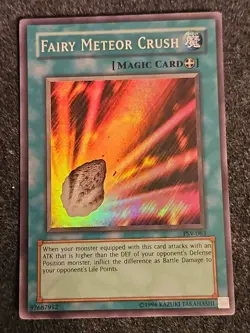 YUGIOH FAIRY METEOR CRUSH PSV-063 SUPER (LP) - Image 1