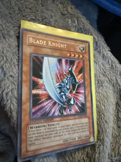 Yu-Gi-Oh! TCG Blade Knight CT1-EN002 Limited Edition Super Rare Card - Image 3