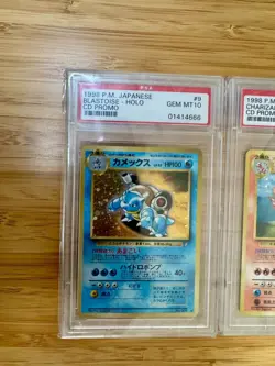PSA10 Charizard Venusaur Blastoise Holo CD Promo Set 1999 Japanese Pokemon Card - Image 2