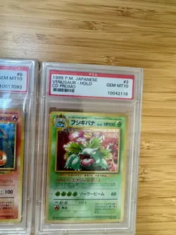 PSA10 Charizard Venusaur Blastoise Holo CD Promo Set 1999 Japanese Pokemon Card - Image 4