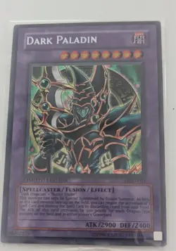 YU-GI-OH DARK PALADIN DMG-001 LIMITED EDITION SEALED TCG SECRET RARE PROMO CARD - Image 1