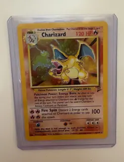 Pokemon TCG Charizard Base Set 2 Holo Rare Card 4/130 - Image 1