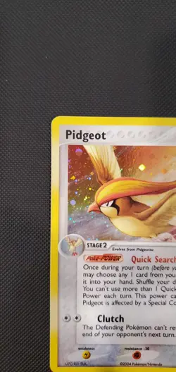 Pidgeot 10/112 Holo EX Fire Red & Leaf Green Pokemon Card 2004 TCG - NM - Image 2