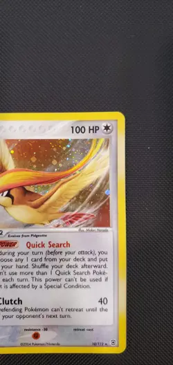 Pidgeot 10/112 Holo EX Fire Red & Leaf Green Pokemon Card 2004 TCG - NM - Image 3